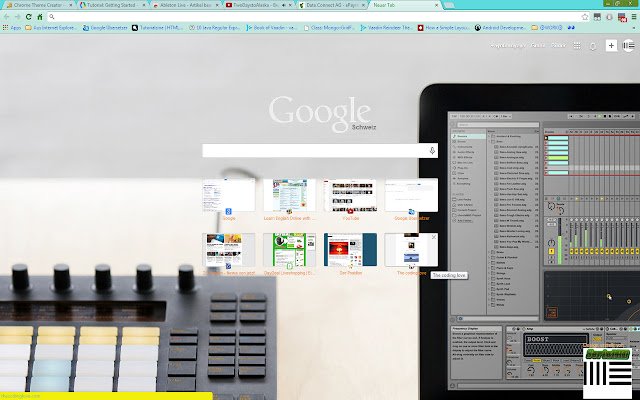 Ableton Live dari toko web Chrome untuk dijalankan dengan OffiDocs Chromium online