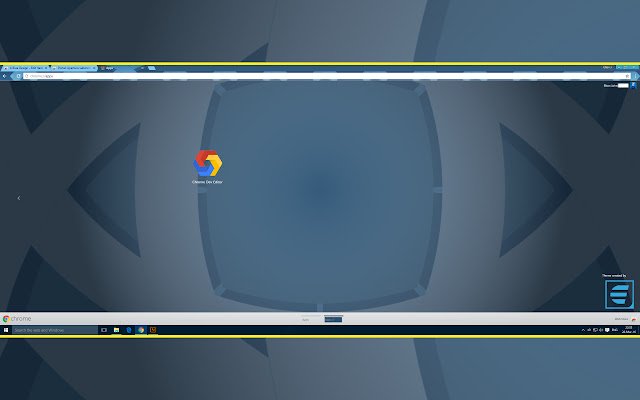 OffiDocs Chromium online で実行される Chrome Web ストアの Blue Design [2560x1080]