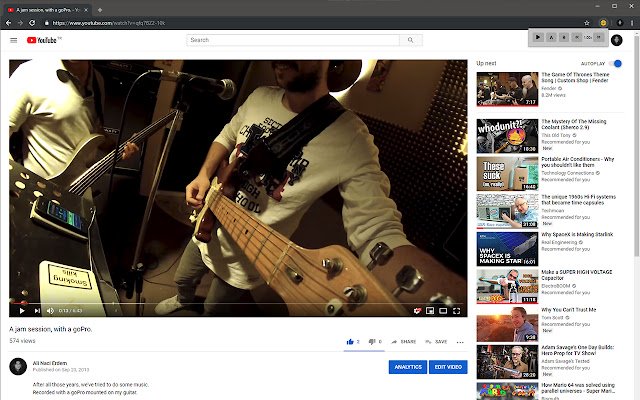A/B player  from Chrome web store to be run with OffiDocs Chromium online
