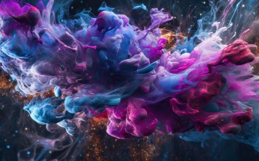 Abstract Cosmic Explosion  from Chrome web store to be run with OffiDocs Chromium online