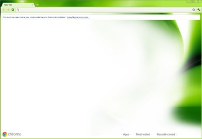 Abstract Green Nebula dal negozio web di Chrome da eseguire con OffiDocs Chromium online