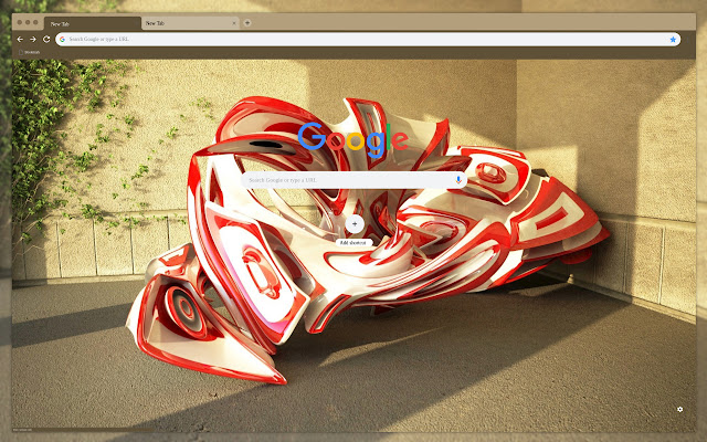 Abstraction in the corner  from Chrome web store to be run with OffiDocs Chromium online
