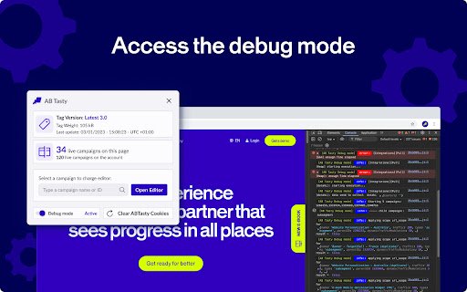 ABTasty  from Chrome web store to be run with OffiDocs Chromium online