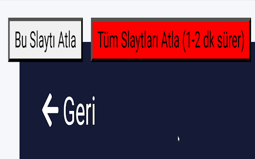 Academy Slayt Atlama  from Chrome web store to be run with OffiDocs Chromium online