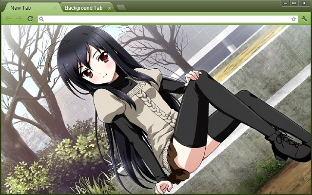 Accel World Theme (Grün) aus dem Chrome-Webshop zur Ausführung mit OffiDocs Chromium online