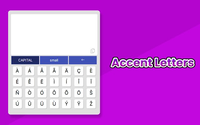 Accent Letters از فروشگاه وب Chrome با OffiDocs Chromium به صورت آنلاین اجرا می شود