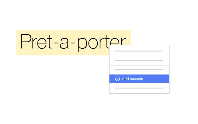 إكمال علامات التشكيل Accents.io من متجر Chrome الإلكتروني ليتم تشغيلها مع OffiDocs Chromium عبر الإنترنت