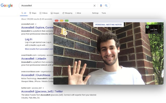 Chrome ウェブストアの AccessBell を OffiDocs Chromium オンラインで実行