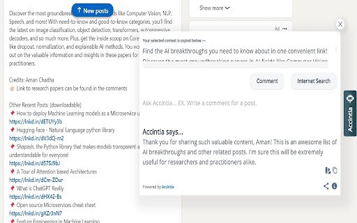 Accintia Search Anything From Anywhere  from Chrome web store to be run with OffiDocs Chromium online
