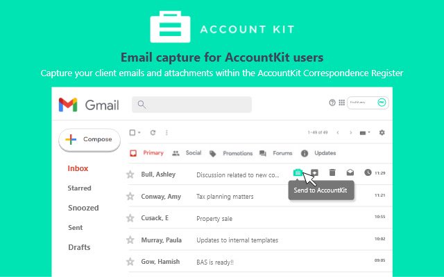 AccountKit Add on for Gmail from Chrome web store to be run with OffiDocs Chromium online AccountKit Add on for Gmail from Chrome web store to be run with OffiDocs Chromium online