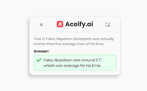 Aceify.ai  from Chrome web store to be run with OffiDocs Chromium online