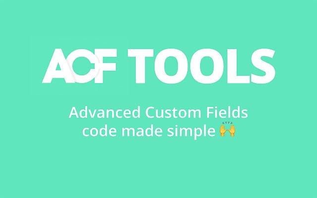 ابزارهای ACF از فروشگاه وب Chrome برای اجرا با OffiDocs Chromium به صورت آنلاین
