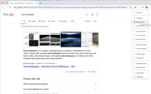Achromeatic  from Chrome web store to be run with OffiDocs Chromium online