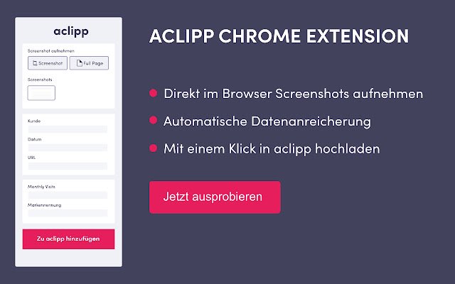 Chrome ウェブストアの aclipp クリッパーを OffiDocs Chromium オンラインで実行する