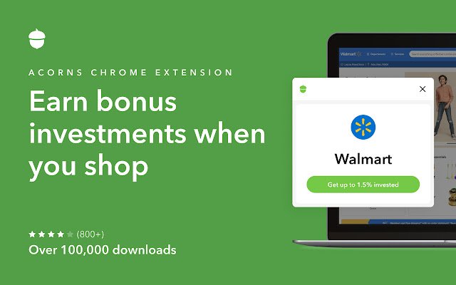 Acorns Earn na Chrome Web Store para ser executado com OffiDocs Chromium online