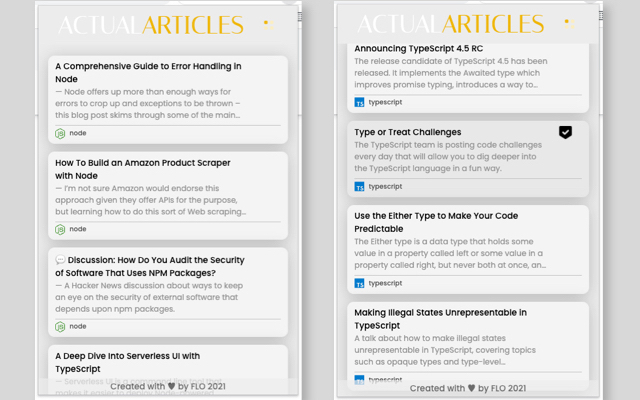 Actual Articles  from Chrome web store to be run with OffiDocs Chromium online