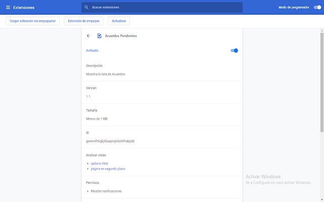 Acuerdos Pendientes  from Chrome web store to be run with OffiDocs Chromium online
