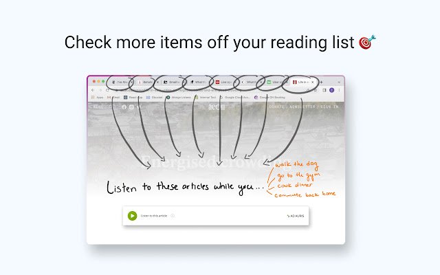 Ad Auris Play  from Chrome web store to be run with OffiDocs Chromium online