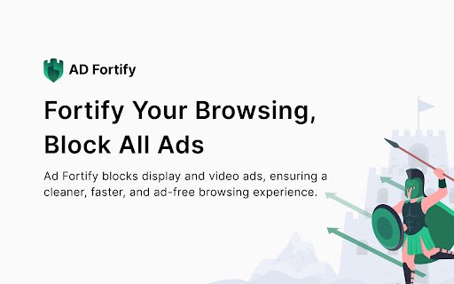 Adblocker Fortify  from Chrome web store to be run with OffiDocs Chromium online