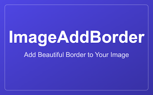 Add border to image  from Chrome web store to be run with OffiDocs Chromium online