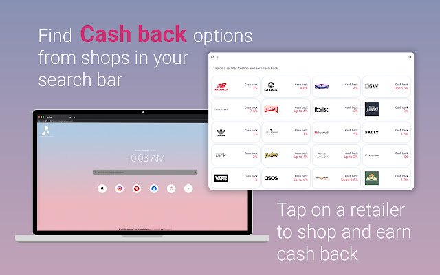 Added Influence: Cash Back by Shopping Online from Chrome web store to be run with OffiDocs Chromium online Added Influence: Cash Back by Shopping Online from Chrome web store to be run with OffiDocs Chromium online