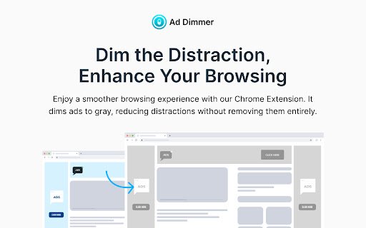 Ad Dimmer  from Chrome web store to be run with OffiDocs Chromium online