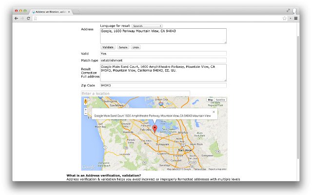 Address verification, Find a Zip Code  from Chrome web store to be run with OffiDocs Chromium online