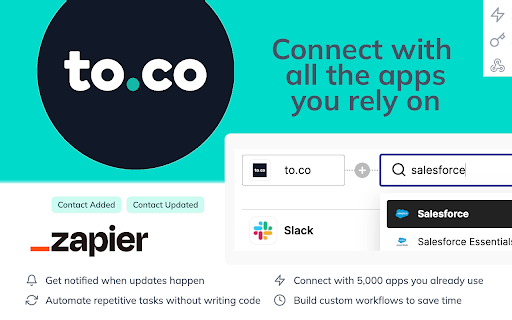 Add to.co Capture prospects as you browse  from Chrome web store to be run with OffiDocs Chromium online