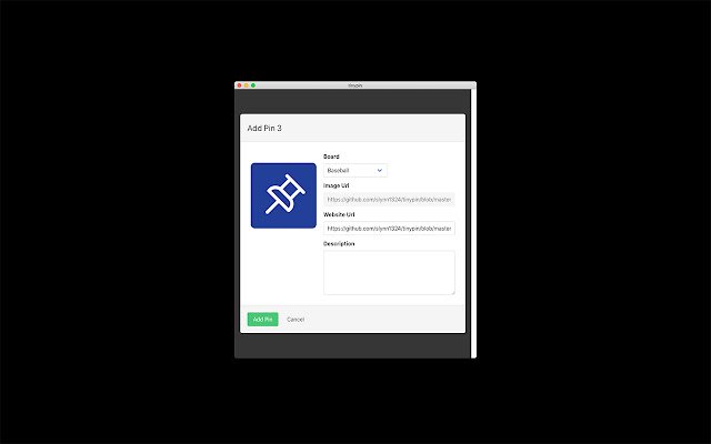 add to tinypin  from Chrome web store to be run with OffiDocs Chromium online