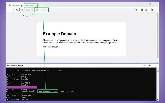 Add URL To Window Title  from Chrome web store to be run with OffiDocs Chromium online