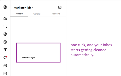 ADIDM (Auto Deletion Instagram DM)  from Chrome web store to be run with OffiDocs Chromium online