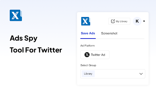 Ad Library Twitter save ad downloader Ad Spy  from Chrome web store to be run with OffiDocs Chromium online Ad Library Twitter save ad downloader Ad Spy  from Chrome web store to be run with OffiDocs Chromium online