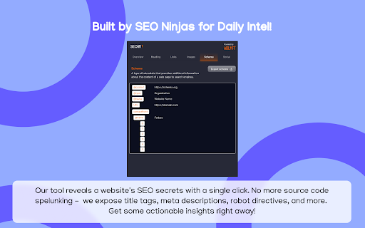 AdLift SEO Analyzer  from Chrome web store to be run with OffiDocs Chromium online