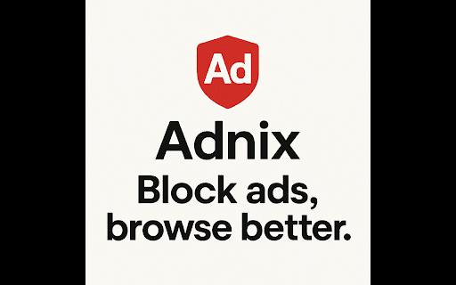 Adnix  from Chrome web store to be run with OffiDocs Chromium online