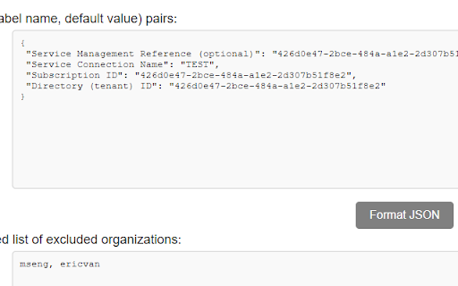 ADO Service Connection Autofill  from Chrome web store to be run with OffiDocs Chromium online