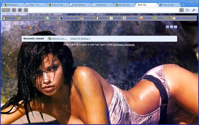 Adriana Lima del negozio web Chrome verrà eseguito con OffiDocs Chromium online