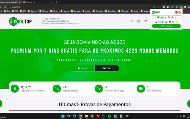 Adsbr // ADS Alert  from Chrome web store to be run with OffiDocs Chromium online