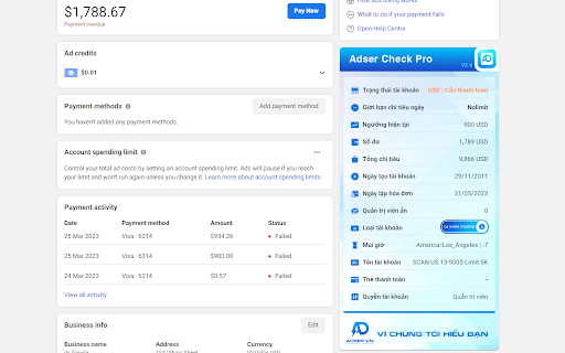 Adser Check Pro  from Chrome web store to be run with OffiDocs Chromium online