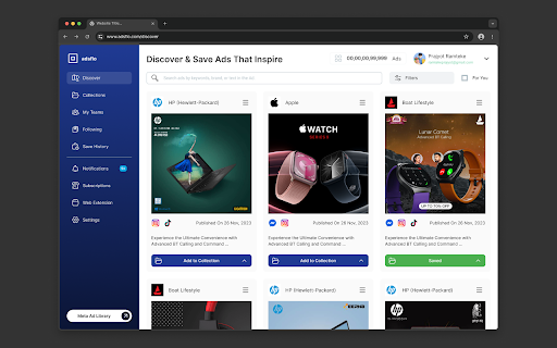 Adsflo  from Chrome web store to be run with OffiDocs Chromium online
