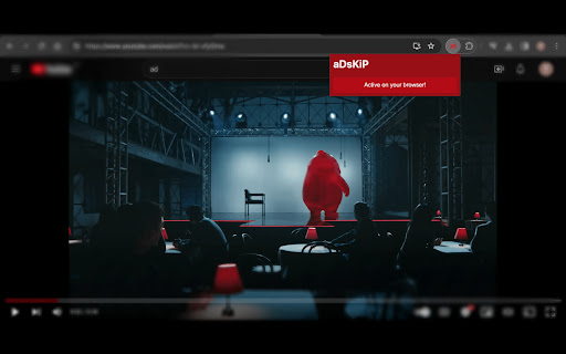 Ad Skip  from Chrome web store to be run with OffiDocs Chromium online