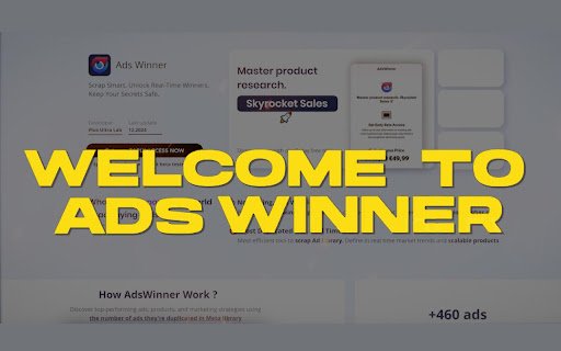 Ads Winner  from Chrome web store to be run with OffiDocs Chromium online