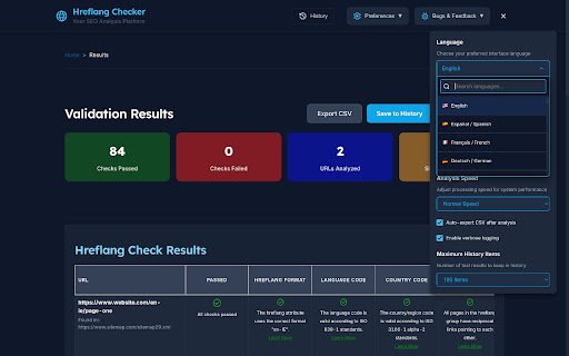 Advanced Hreflang Module  from Chrome web store to be run with OffiDocs Chromium online
