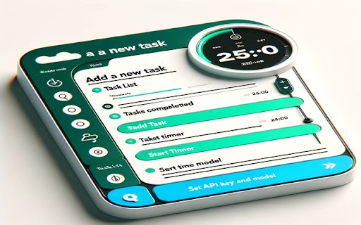 Advanced Pomodoro Task List  from Chrome web store to be run with OffiDocs Chromium online
