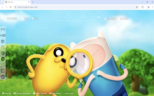 Adventure Time Wallpaper  from Chrome web store to be run with OffiDocs Chromium online