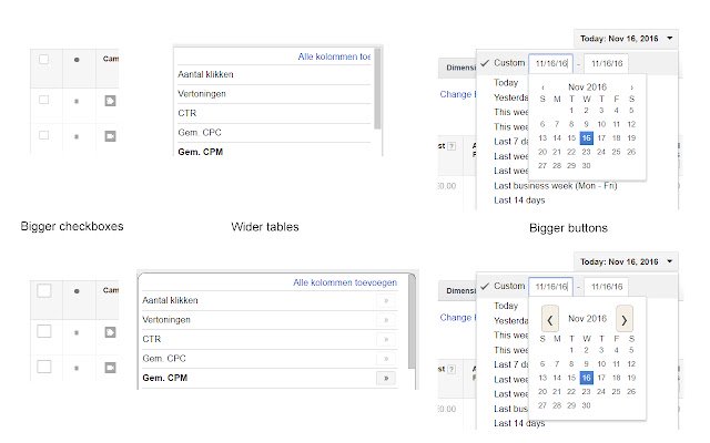 AdWords Style Tweaks  from Chrome web store to be run with OffiDocs Chromium online