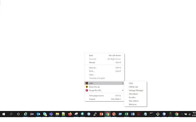 AEM Quick Switch  from Chrome web store to be run with OffiDocs Chromium online