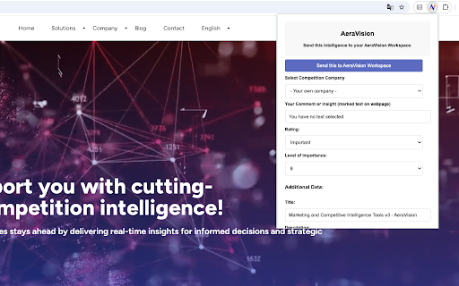 AeraVision Collector from Chrome web store to be run with OffiDocs Chromium online AeraVision Collector from Chrome web store to be run with OffiDocs Chromium online