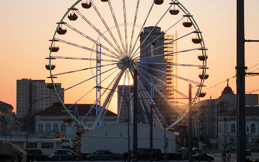 A ferris wheel in the distance at sunset from Chrome web store to be run with OffiDocs Chromium online A ferris wheel in the distance at sunset from Chrome web store to be run with OffiDocs Chromium online