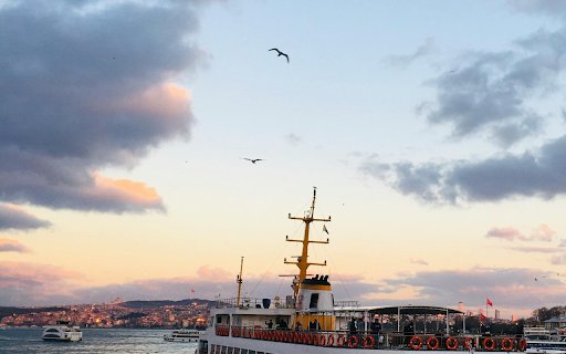 A Ferry Boat on the Bosporus Strait  from Chrome web store to be run with OffiDocs Chromium online