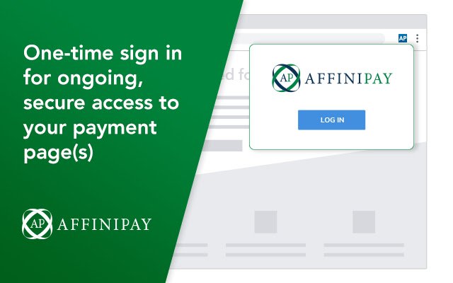 ส่วนขยายเบราว์เซอร์ Affinipay จาก Chrome เว็บสโตร์ที่จะทำงานร่วมกับ OffiDocs Chromium ออนไลน์
